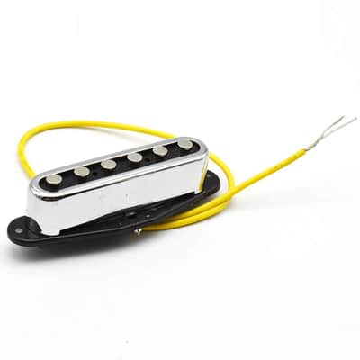 Chrome Guitar Strat Tele Style Single Coil Neck Pickup image 2