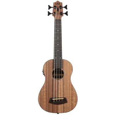 Kala Pacific Walnut Acoustic-Electric Fretted U•BASS Ukulele & Gig Bag image 4