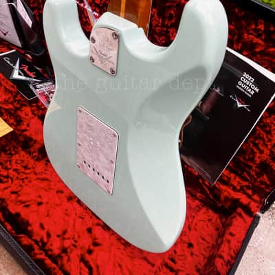 ♚SUBLIME♚FENDER Custom Shop CUSTOM Stratocaster♚TRANS SURF GREEN♚AAA ROASTED♚£5199 image 14