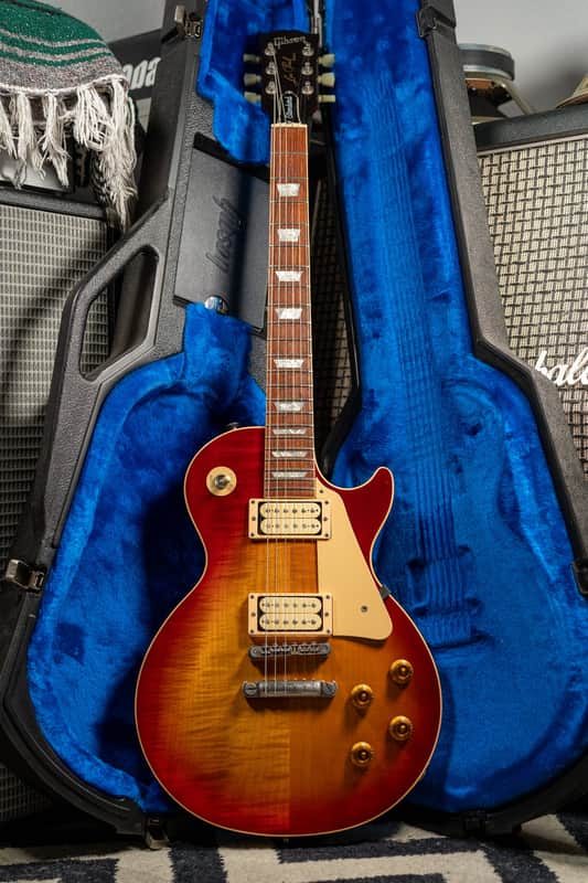 8.5 lbs! 1989 Gibson Les Paul Standard 2-Piece Flame Top Cherry Sunburst w/OHSC image 1