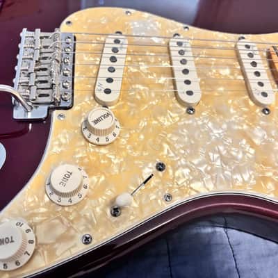 Fender American Stratocaster (Partscaster) 2000s - Bordeaux Metallic image 4