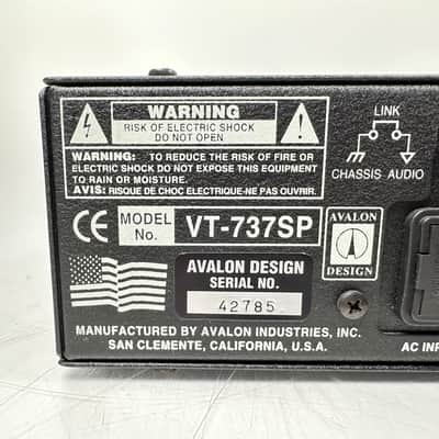 Avalon 737SP Tube Mic Pre EQ/Compressor VT-737SP image 8