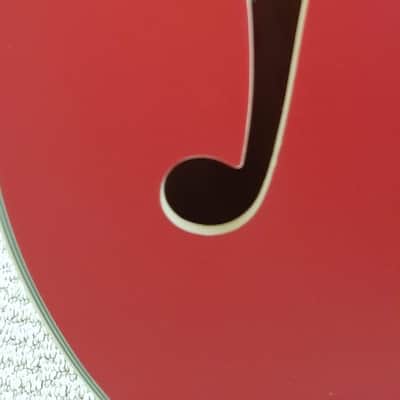D'Angelico Deluxe EXL-1 Hollow Body Archtop 2010s - Matte Cherry image 5
