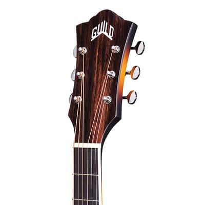 Guild F-250CE Deluxe Sitka Spruce / Maple Jumbo with Cutaway - Antique Burst image 4
