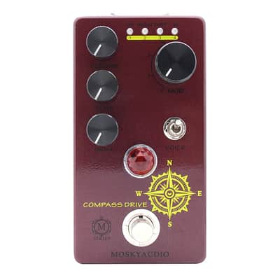 Overdrive Guitar Effect Pedal 4 Mode Switch & Volume/Tone/Drive Controls image 1