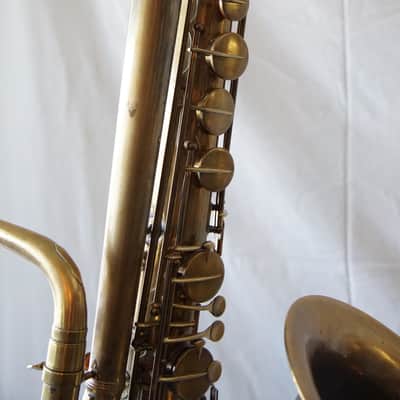 C.G. Conn Bass Saxophone 1904 - brass image 6