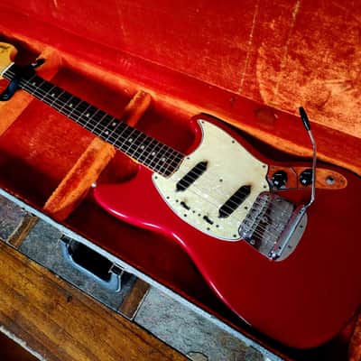 Fender Mustang USA vintage w/ohsc 1967 - Dakota red image 1