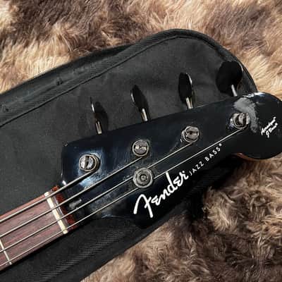 Fender AJB Aerodyne Jazz Bass Deluxe Electric Bass Guitar w Case image 6