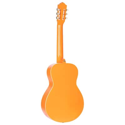 Ortega RGA-ORG Gaucho Series 4/4 Nylon String Guitar 6-String - Orange + Gig Bag image 17