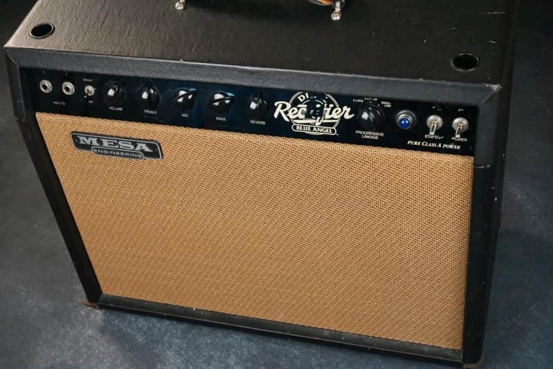 Mesa Boogie Dual Rectifier Blue Angel 2-Channel 38-Watt 1x12" Guitar Combo - Black Shadow image 1