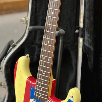 2011 Fender Wayne Kramer Artist Series Signature Stratocaster - Stars & Stripes image 4