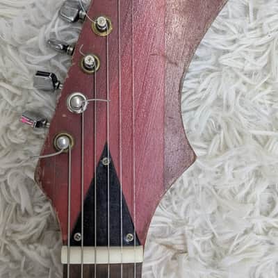 Vintage Kay Vanguard Single Pickup Solid Body Electric Guitar w/Case - 1960s image 5