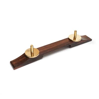 008-0617-200 Genuine Gretsch Rosewood Bridge w/ Gold Hardware 74mm/20mm