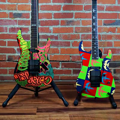 ESP Michael Wilton M-II Custom 1990 NYC Graffiti Graphic "Queensryche" image 23