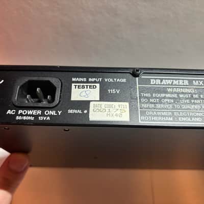 Drawmer MX40 4Channel Punch Gate 2010 image 8