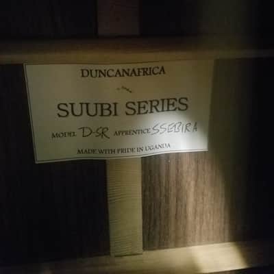 Duncan Africa Suubi Series D-SR Rosewood Acoustic Electric Guitar Rosewood Made in Uganda image 4