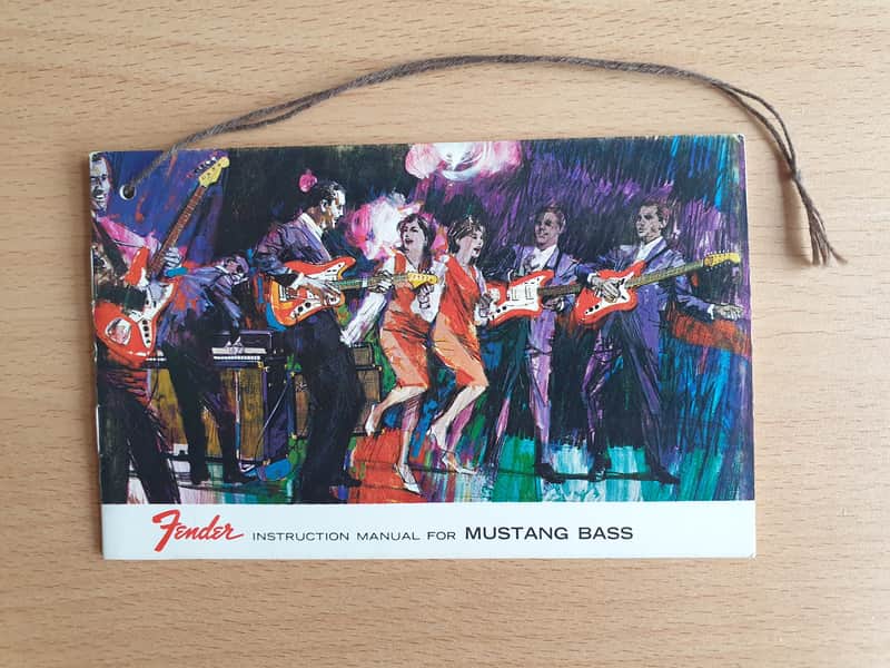 [Vintage] Fender Instruction Manual for Mustang Bass 1966 (#1) image 1
