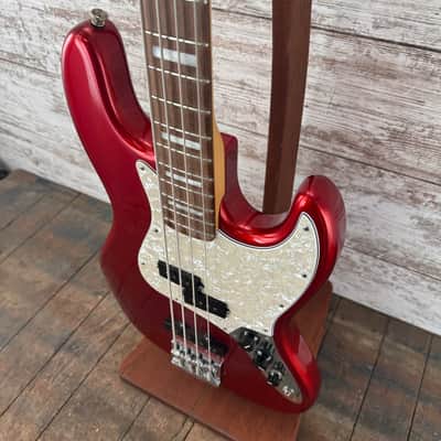 Fender American Vintage Hot Rod '70s Jazz Bass 2014 - Candy Apple Red image 4