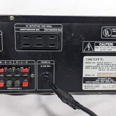 H.H. Scott RS-1000 AM/FM Stereo Receiver - Black image 10