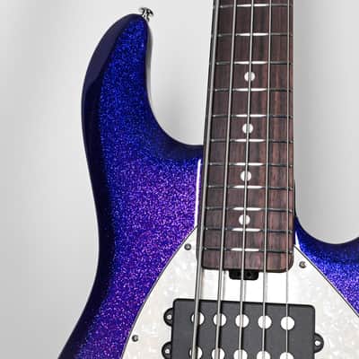 Ernie Ball Music Man StringRay 5 Special HH Bass Guitar- Violet Sparkle Burst 2026 (K10866) image 12