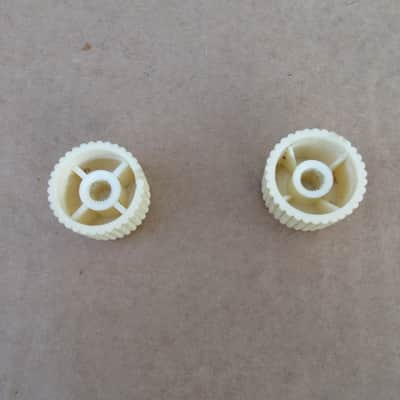 Vintage Harmony Kay Silvertone Cupcake Guitar Knobs Set Volume and Tone image 3