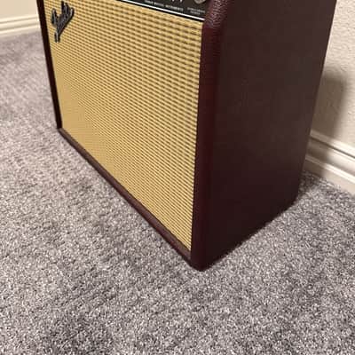 Fender '65 Princeton Reverb Reissue "Bordeaux Reserve" FSR Limited Edition 12-Watt 1x12" Guitar Combo 2010s - Wine Red / Wheat image 3