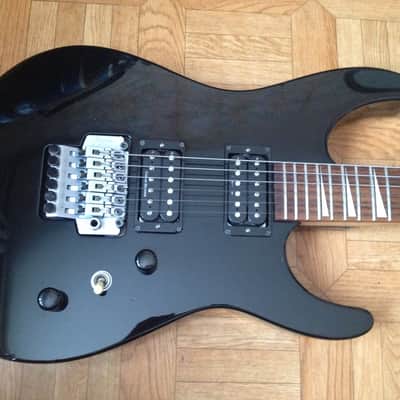 90's 1999 Grover Jackson  Dinky style Reverse Headstock Japan Black image 1