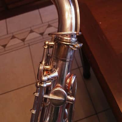 Vintage Selmer modele 22 Alto Saxophone 1924 silver plated ( fully restored ) image 3