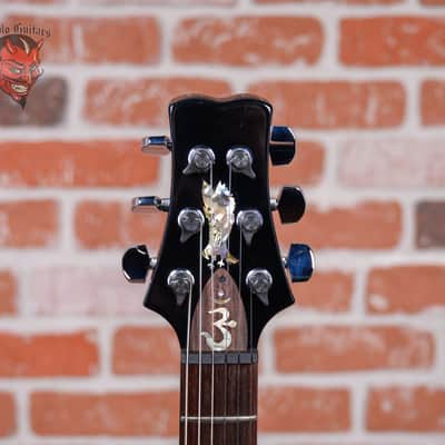 PRS Carlos Santana Pre-Production Prototype #3 Flame Maple Top Transparent Grey Black 1995 w/OHSC image 9