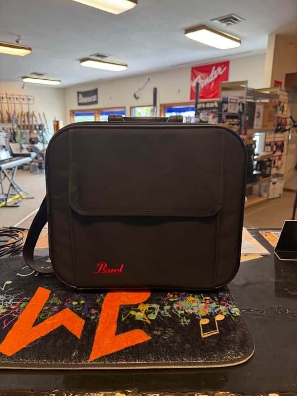 Pearl Eliminator double bass drum pedal case 2000's - Black image 1
