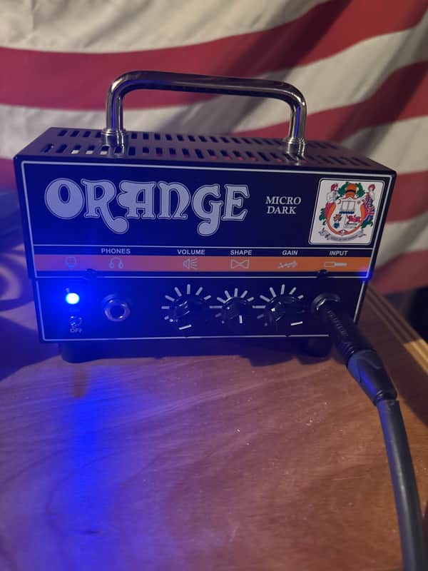 Orange Micro Dark 20-Watt Guitar Amp Head 2015 - Present - Black image 1