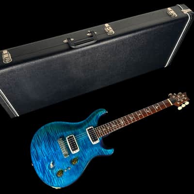 2020 Paul Reed Smith PRS Paul's Guitar Flame Top w Brushstroke Inlays ~ Faded Blue Jean image 11