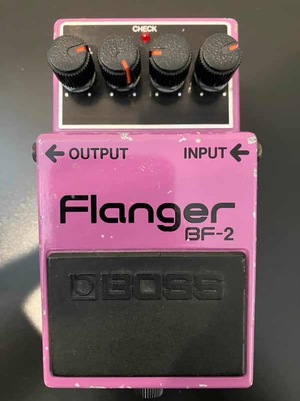 Boss BF-2 Flanger (Black Label) 1980 - 1984 - Purple image 1
