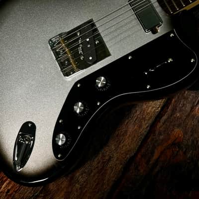 Tone Bakery Jazzbird T with Warmoth Neck and Gotoh Hardware - Silverburst image 6