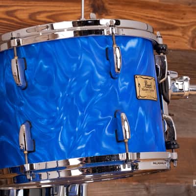 PEARL MASTERS MMX 4 PIECE CHAD SMITH LIMITED EDITION DRUM KIT, PEACOCK SWIRL (PRE-LOVED) image 15