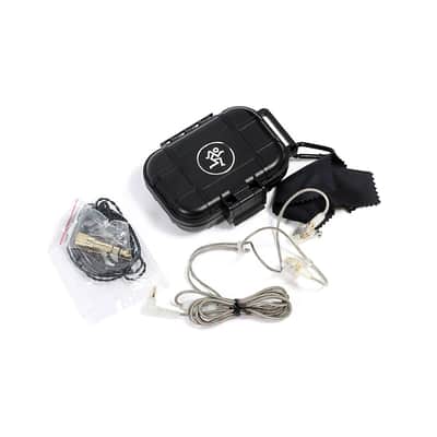 Mackie MP-320 In-Ear Monitors With Triple Dynamic Drivers Regular Clear image 1