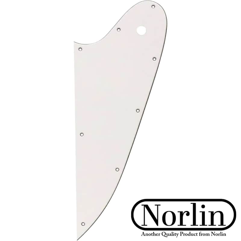 Norlin FB-W3P Pickguard for Gibson® Firebird® Guitars-White/Black/White image 1