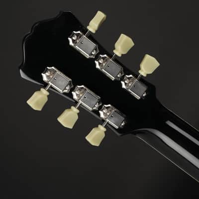 Eastman T484-BK 14" Thinline, Seymour Duncan Pickups in Black #P2401908 image 6
