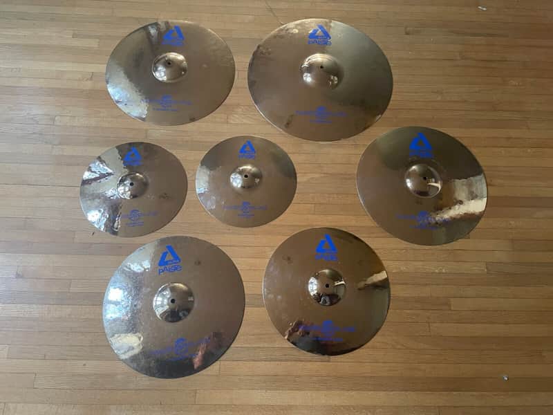 PAISTE ALPHA NICKO MCBRAIN IRON MAIDEN CYMBAL SET!! 14,16,17,18,19