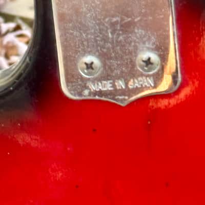 Tiesco Made in Japan vintage guitar 60s image 7