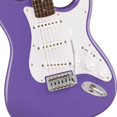 Squier Sonic® Stratocaster®, Laurel Fingerboard, White Pickguard, Ultraviolet image 3