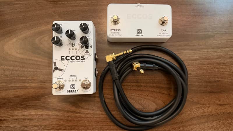 Keeley ECCOS Neo-Vintage Tape Delay with Matching Remote and Cable image 1