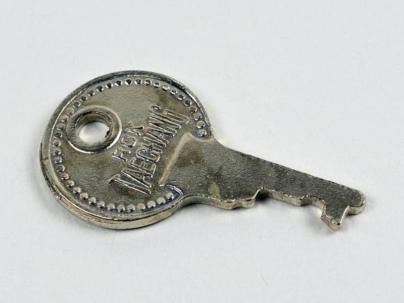 Excelsior Original Vintage Guitar Case Key – USA Geib/Lifton 50s - Nickel image 1