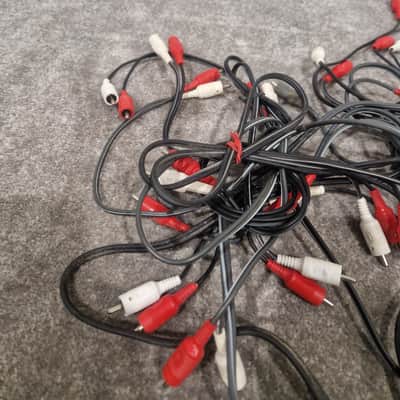 9x Dual RCA Phono Cables, Various Lengths, Brands and Plug Styles image 3