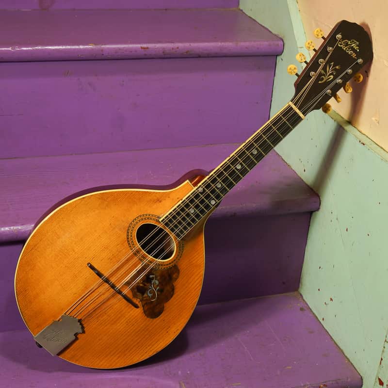 1906 Gibson A-3 Carved-Top Archtop Mandolin (VIDEO! Work Done, Ready to Go, w/HSC) image 1