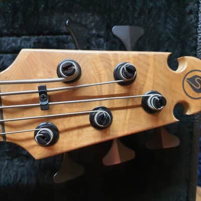 2018 Skjold Slayer 5 Exotic Stage Series 5String Bass Select Premium Myrtle Top image 8