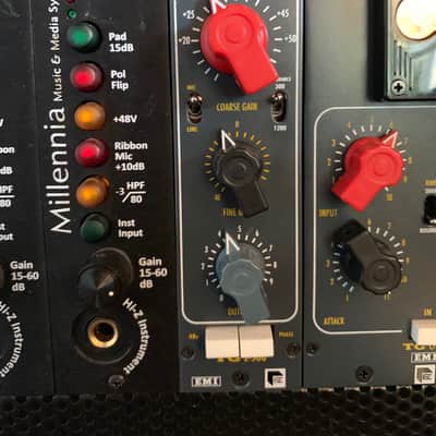 API 500 Series Rack w/ Chandler TG2, TG Opto Compressor & Millennia HV-35 Preamps image 7