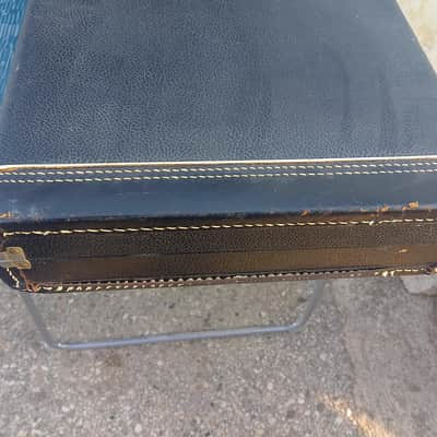 Fender Bass Hard Case Tail Logo 1966 / 1971 - Black image 6