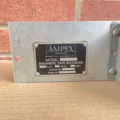 Ampex 350 Tube Mic Preamp microphone pre + 350-2U power supply PSU Vintage Rare as-is image 3