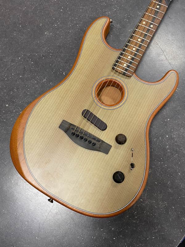 本日割引中　Fender Acoustasonic Stratocaster Fender American Acoustasonic Stratocaster | Reverb Canada